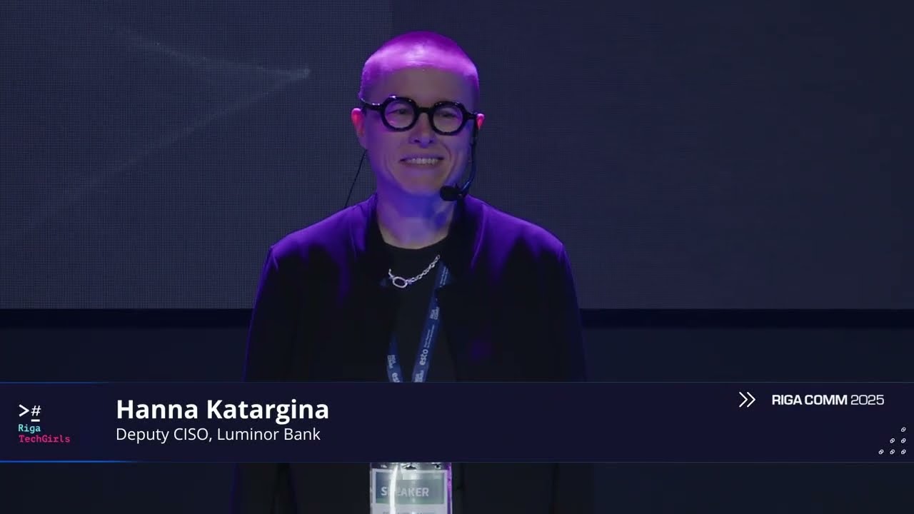 Конференция «RIGA COMM 2025» для женщин в сфере технологий / Ханна Катаргина, заместитель директо...