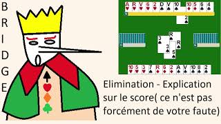 Technique de l'élimination - Score tournoi - Bridge - Jeu de carte - Explication n°28