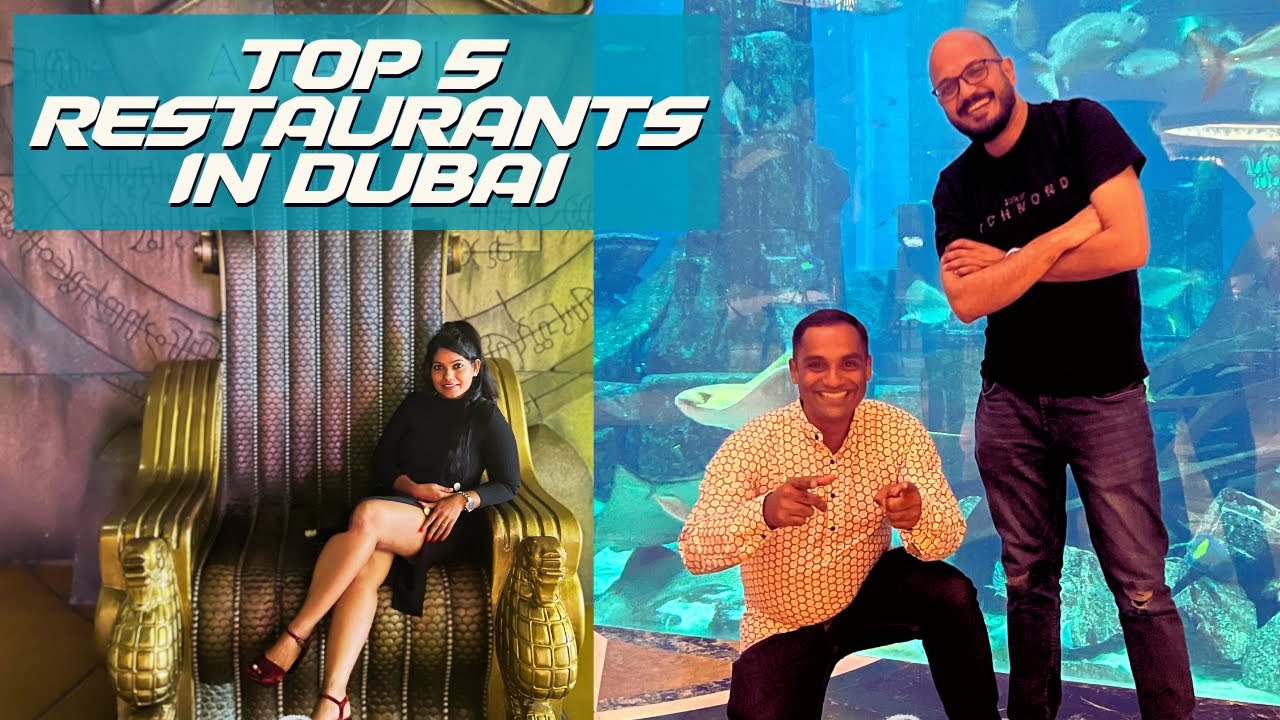 DUBAI Top 5 Best Luxury Restaurants | Indias Top Anchor vlogs Dubai Restaurants | Abner Dias | 2023