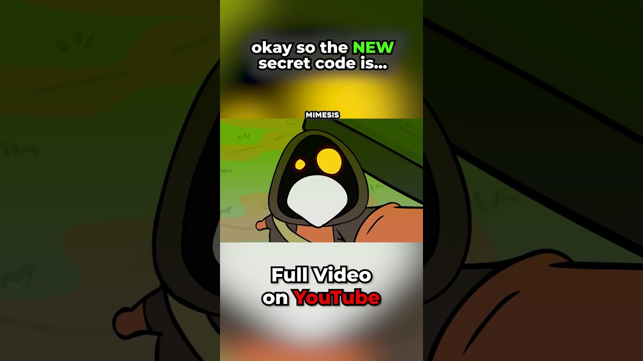 So the NEW secret code is - MIMESIS