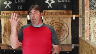 How to throw an axe two handed