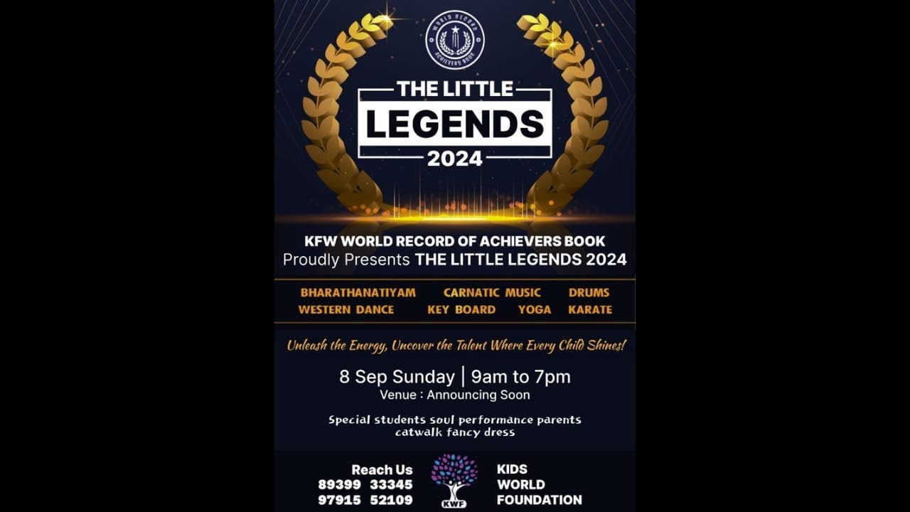The Little Legends - 2024 - KWF World Record Achievers Book -23