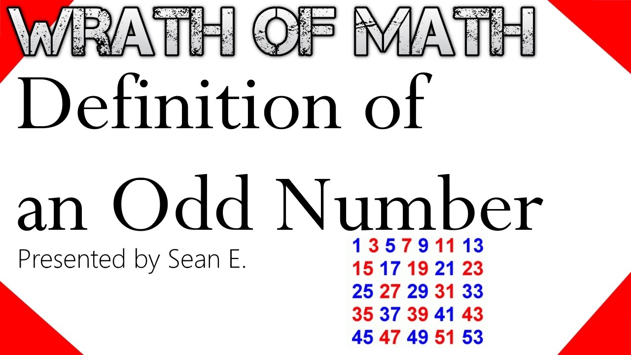 Definition Of Even And Odd Numbers For Grade 2