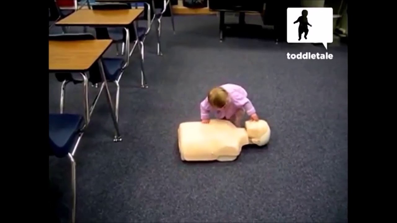 Baby Does CPR - YouTube