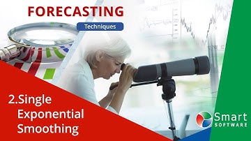 2 SINGLE EXPONENTIAL SMOOTHING