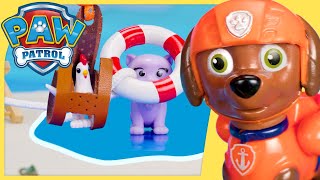 sea rescue more paw patrol compilation toy play kids
