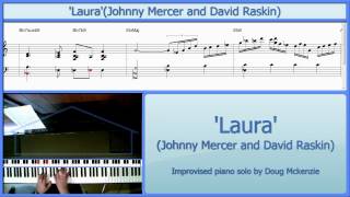 Chords for 'Laura' - enhanced version - jazz piano tutorial