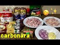 HOW TO COOK CREAMY CARBONARA | CARBONARA RECIPE | MUKBANG | Le Honey