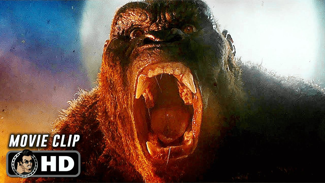 Burning Kong Scene | KONG SKULL ISLAND (2017) Brie Larson, Movie CLIP HD