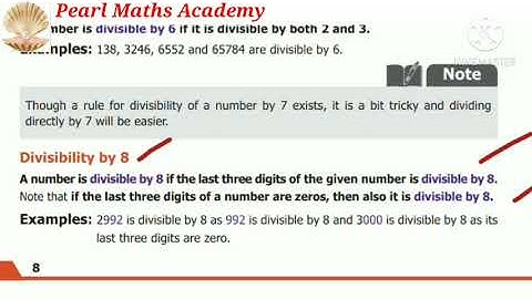 6th Std | Maths| Term 2 |Chapter - 1| Numbers | Rules for Test of Divisibility of Numbers