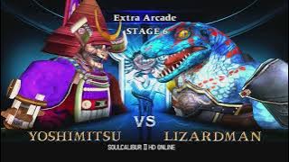 SoulCalibur 2 HD Extra Arcade Mode Yoshimitsu