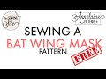 How to Sew a Face Mask without a Center Seam! Free Simple Sewing Pattern included!