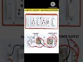 3 switch 2 socket 1 fan regulator connection#switch #parallel
