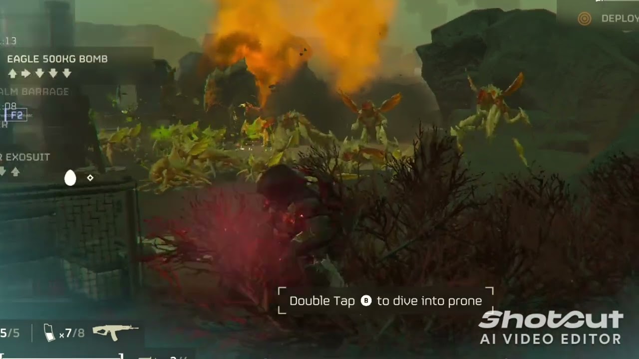 Helldivers 2 bug Kicks 500kg back at me! 