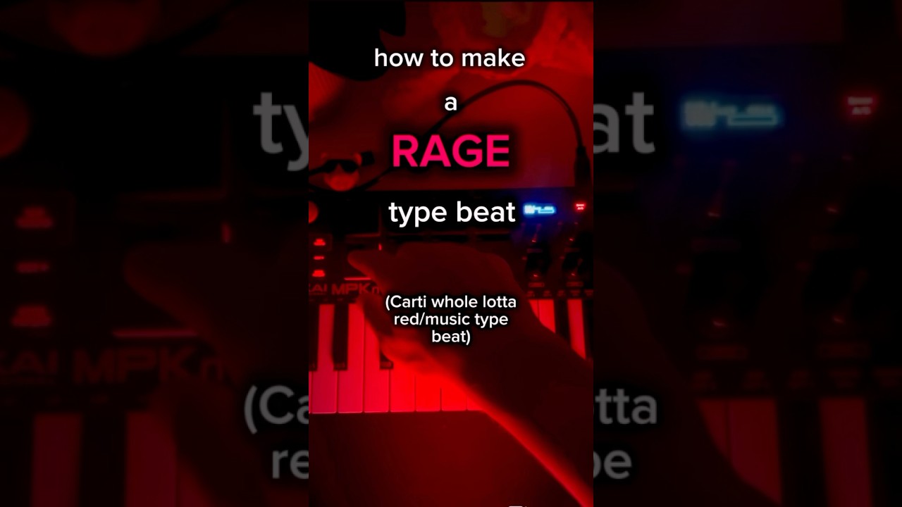 How to make a RAGE type beat!! 