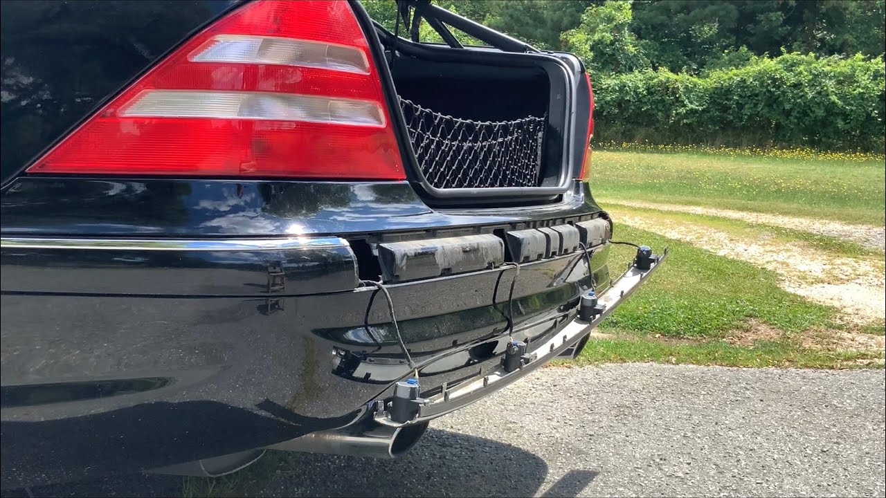 Mercedes s class 20002006 bumper strip removal & installation YouTube