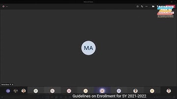 Guidelines on Enrollment for SY 2021-2022