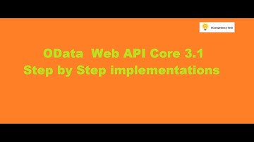 oData in Web API Core 3.1 Step by step