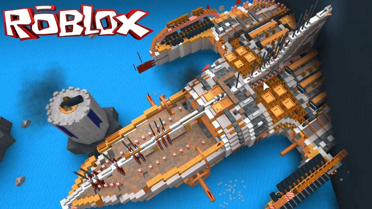 my biggest boat! speed build 6392 blocks4 hrs - roblox