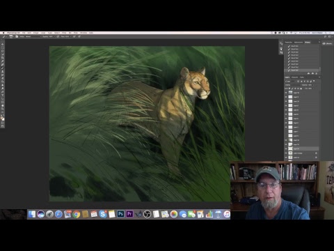 Aaron Blaise Live Stream - Digital Illustration Florida Panther
