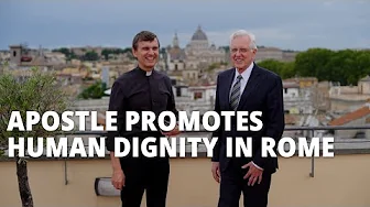 At a Glance: Apostle Promotes Human Dignity at Catholic Conference in Rome