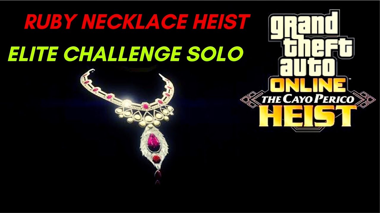 SOLO $1,287,680 EASY CAYO PERICO HEIST - GTA 5 (Ruby Necklace) - YouTube