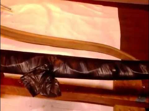 Solid Hickory Longbow Built Using a Rudder Bow Kit - Part 1 