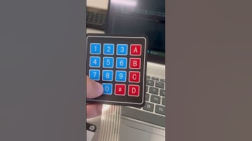 Membrane switch module keypad with Arduino
