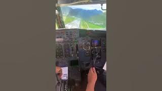 Boeing 737 Terrible Landing in Paro Bhutan
