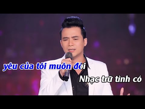 Karaoke | Tâm Sự Chàng Ca Sĩ - Lê Sang
