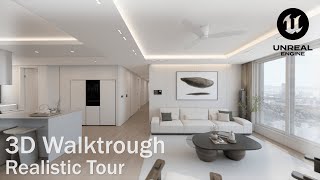 Laffic | Modern Home Interior Walkthrough | 4k Animation 3D Tour