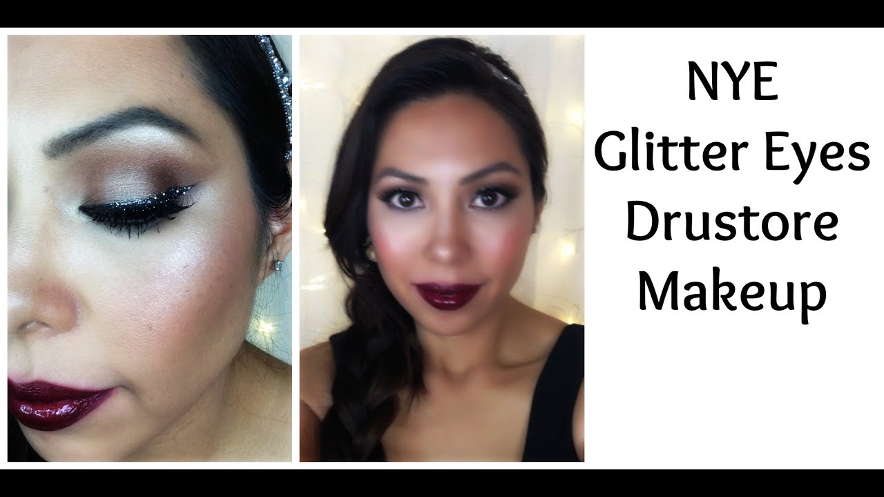 Easy Glitter Eyes Drugstore Makeup Tutorial YouTube