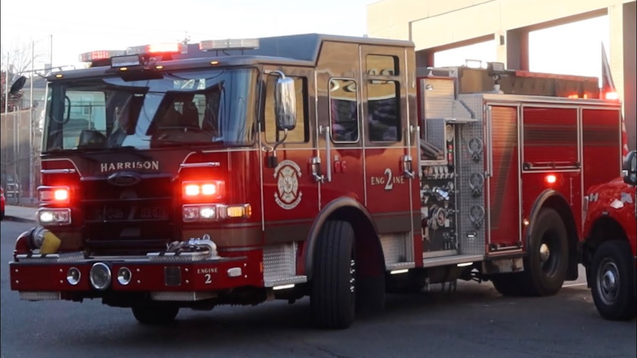 Harrison FD Engine 2 Responding - YouTube