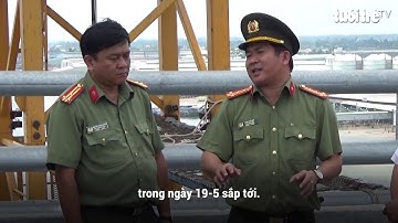 Cầu Vàm Cống ngày chuẩn bị đưa vào hoạt động