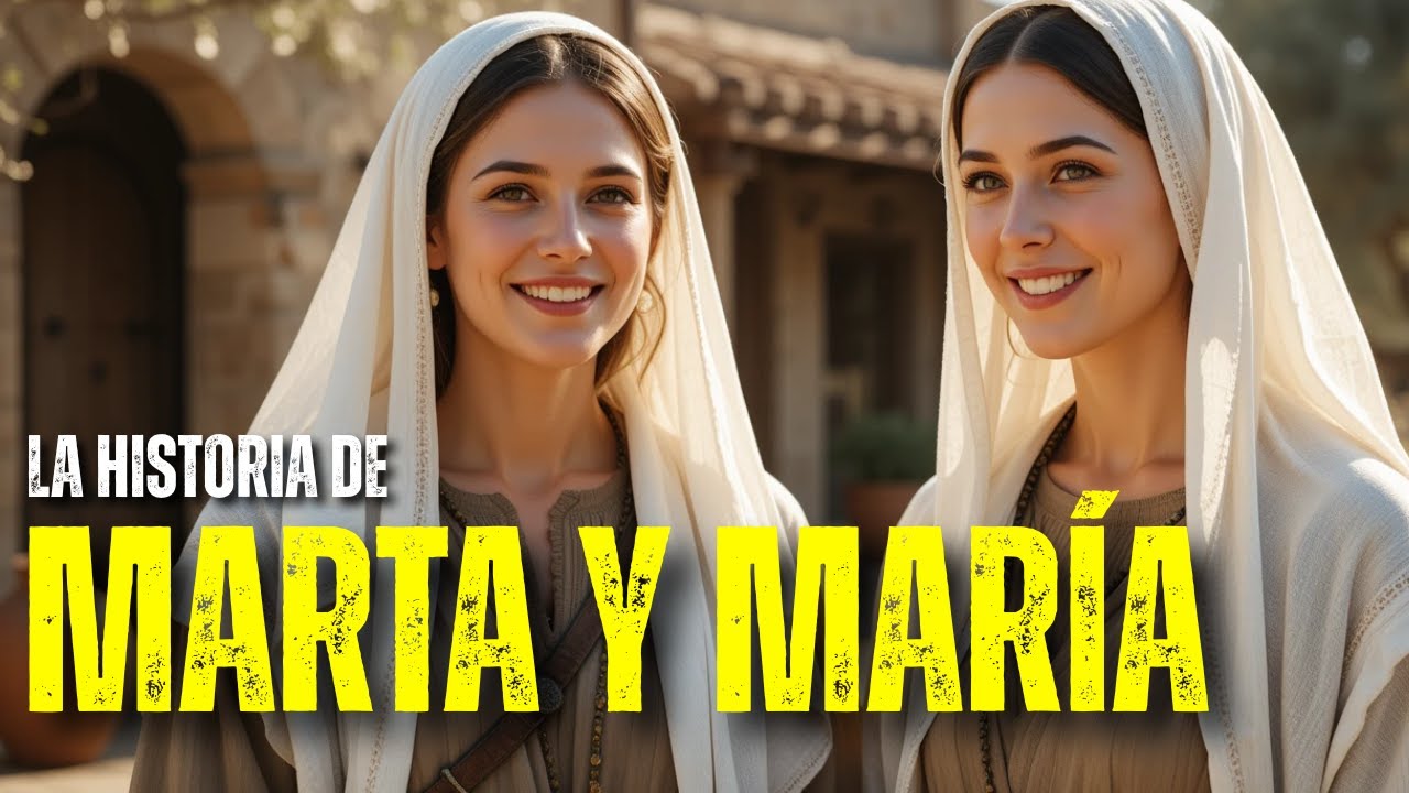 LA HISTORIA DE LAS HERMANAS MARTA Y MARÍA - LAS DOS HERMANAS DE LÁZARO QUE JESÚS AMABA PROFUNDAMENTE