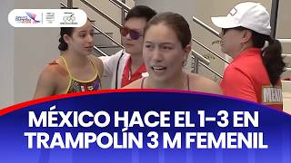 GOLDEN COMEBACK! Mexico takes 1st and 3rd in women's 3m springboard at Santo Domingo 2026 | Highl...