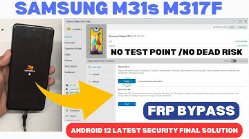 Samsung M31s FRP Bypass Latest Security U6 2024 | M317F Google Account Unlock Chimera Tool | A2GSM