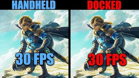 Zelda: Tears of the Kingdom Docked vs Handheld Mode - Load Times and FPS Comparison