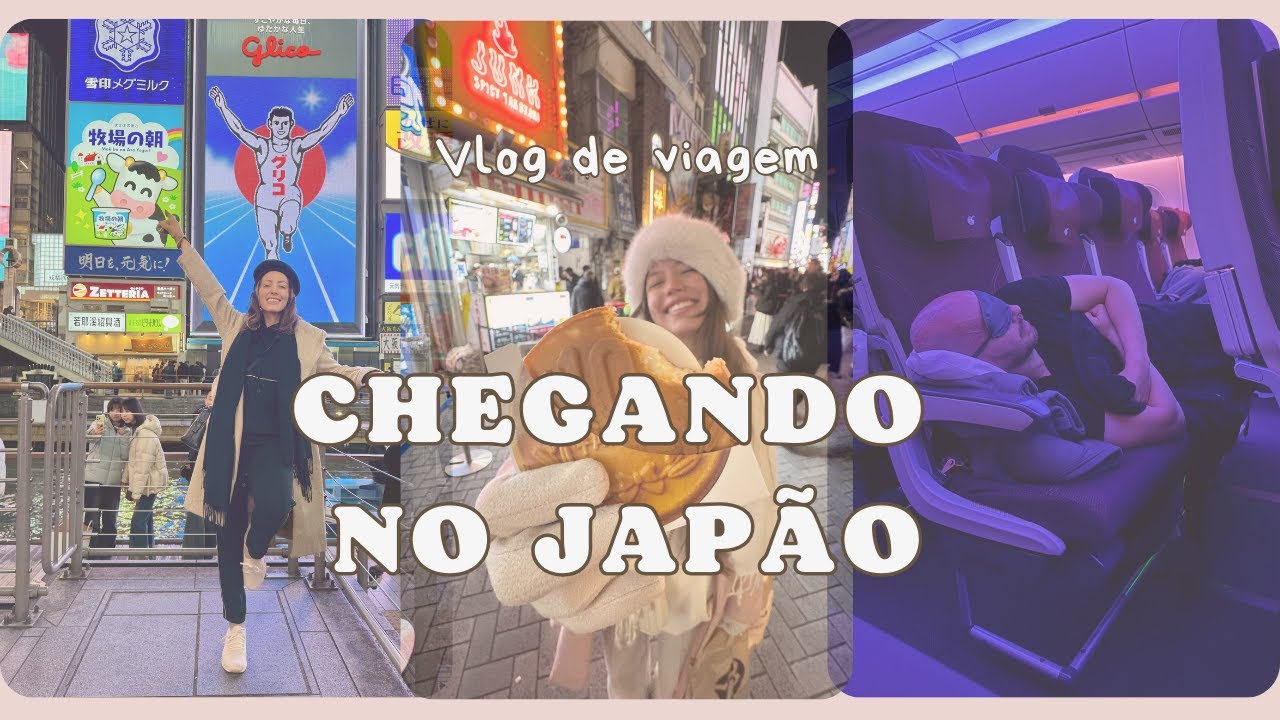 CHEGAMOS NO JAPÃO! 🇯🇵 Primeiras impressões de Osaka e Perrengue Chique! Ep. 2