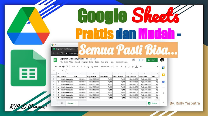 Cara menggunakan google sheets shortcuts pdf