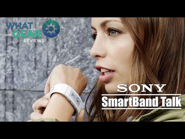 Sony SmartBand Talk SWR30 Bracelet connecté Noir - Cdiscount Téléphonie