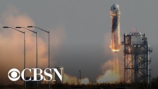 Astronaut weighs in on Bezos' commercial space flight