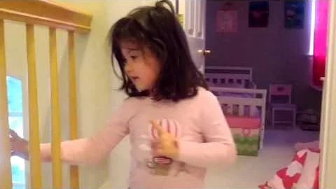 Anastasia on Christmas morning