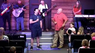Baptism of Daniel Palmer, June 29, 2025