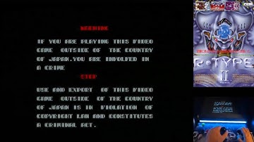 POV R-Type II [アール・タイプII] Arcade Japan PCB 2ALL no autofire High Score Challenge 2025-10-06