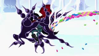 Adventure time: obsidian - bubblegum defending her gf- "haha they're jellybeans..." clip
