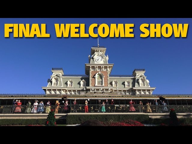 FINAL Magic Kingdom Welcome Show on Main Street Train Station class=