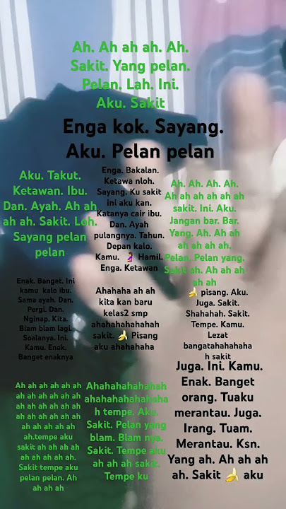 tolong. aku. ah ah ah ah ah sakit. yAng. pelan pelan. tempe aku. sakit. jangan. di. hujat.  ya. plis