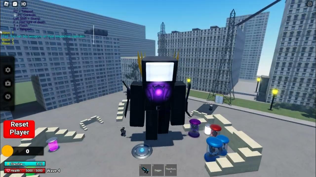  skibid toilet siege defense titan tv man showcase youtube