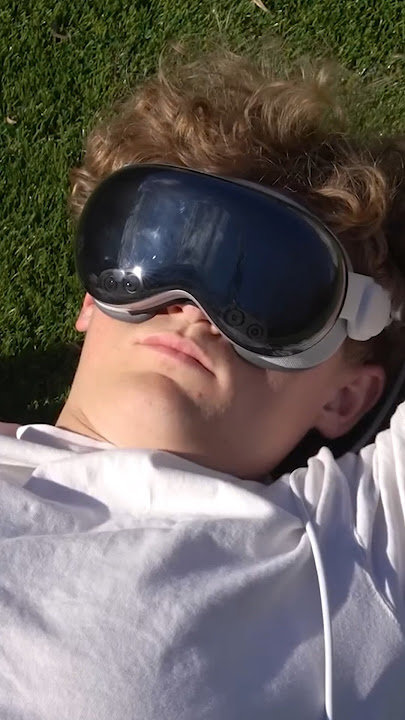 Apple Vision Pro in public